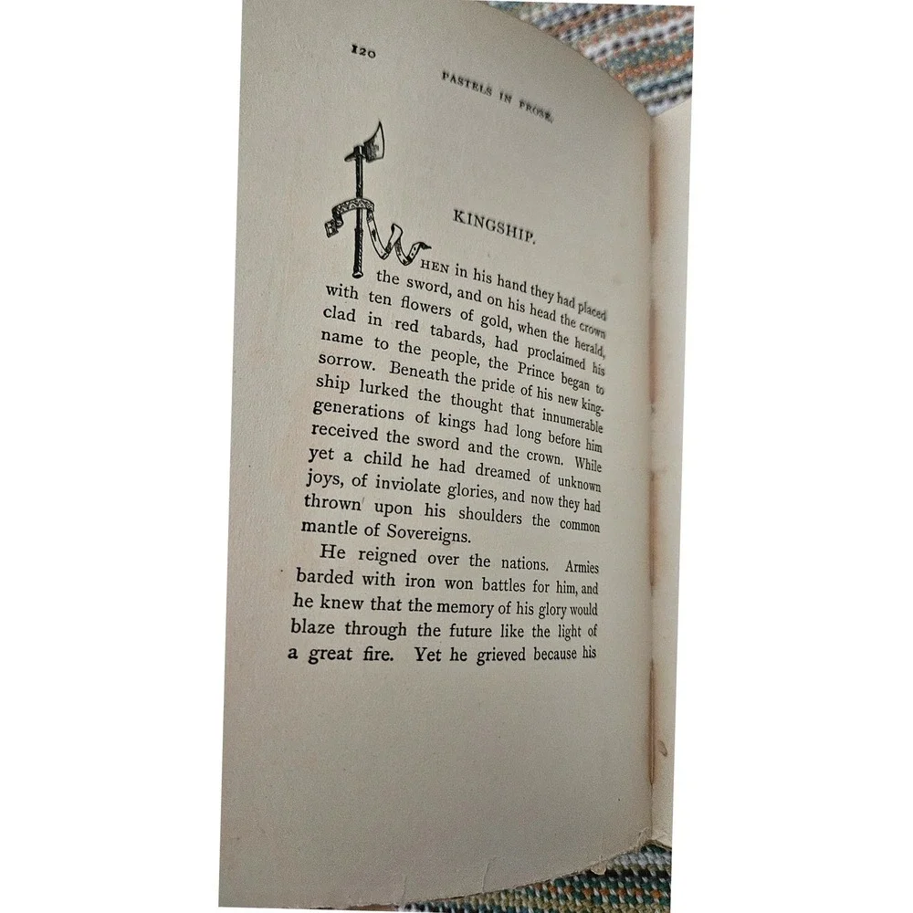 Pastels in Prose From the French 1890 Harper Brothers Stuart Merrill Illustrated